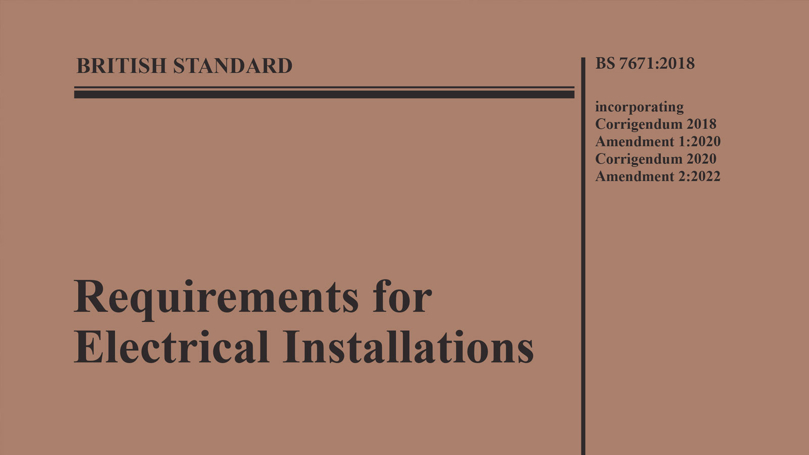 18th Edition Amendment 2