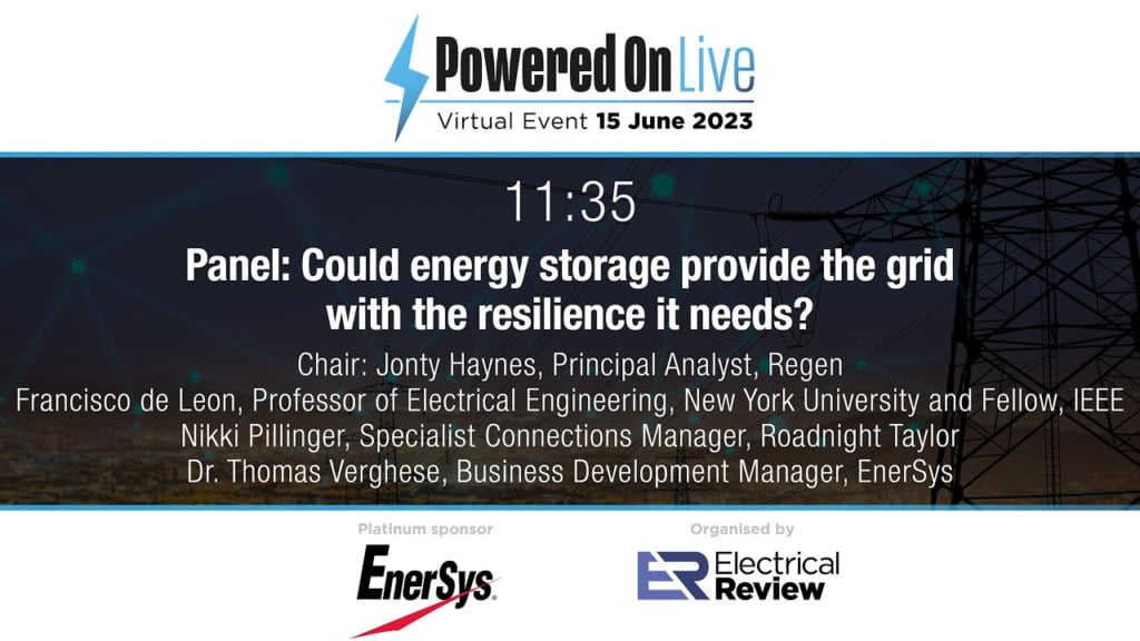 Energy Storage Panel - Powered On Live 2023